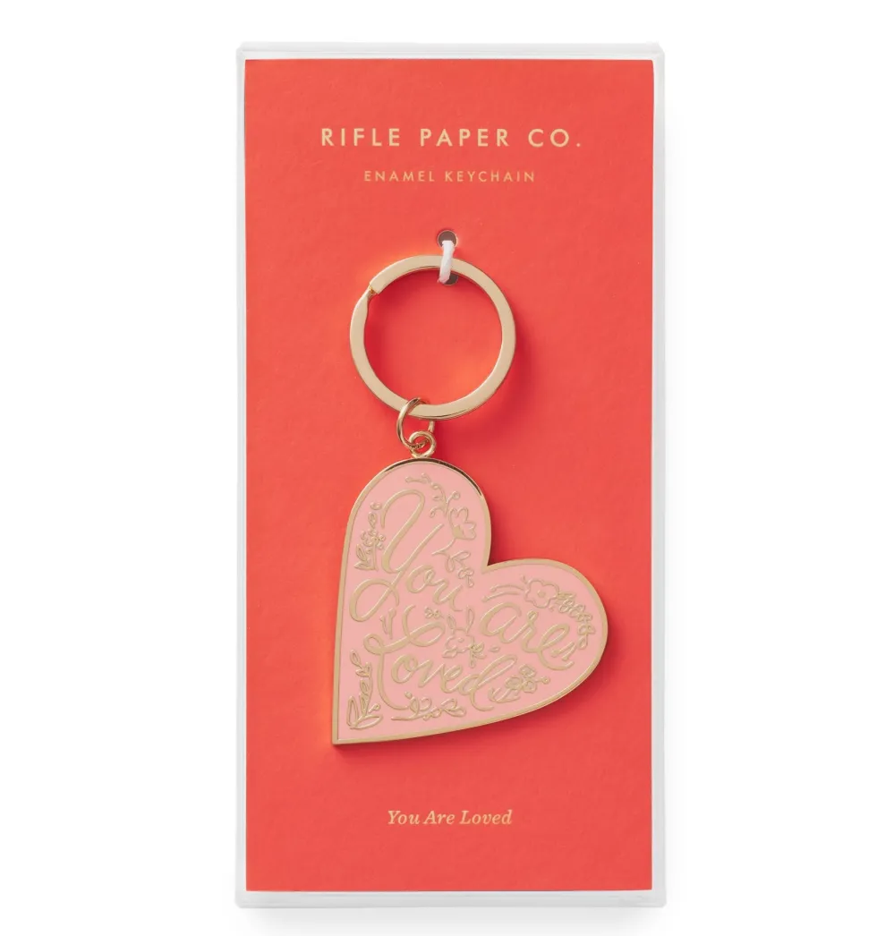 Llavero Corazón You Are Loved - Rifle Paper Co