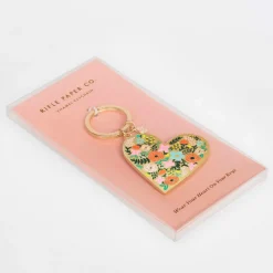 Llavero Rifle Paper Co. - Floral heart
