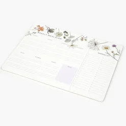 Pack Cocina "Wild Flowers" I Planificador Menús + Carpesano Recetas + Recambio Interior
