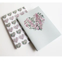 Pack libretas Corazón eucaliptus