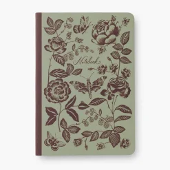 Pack 3 libretas cosidas English Rose - Rifle Paper