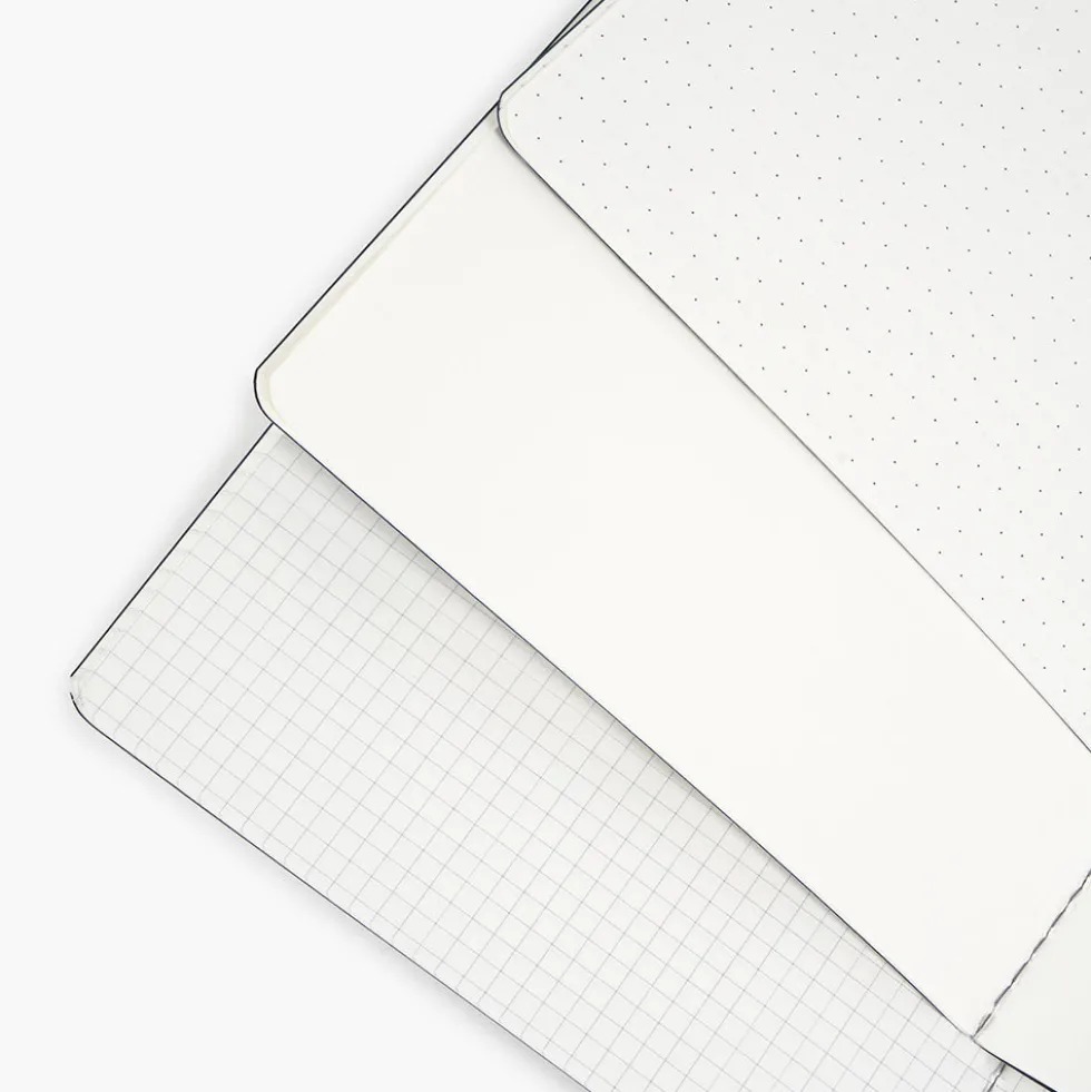 Pack 3 libretas cosidas Flores 25x19cm - Pepa Paper