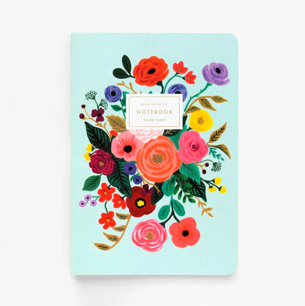 Pack 3 libretas cosidas Garden Party - Rifle Paper