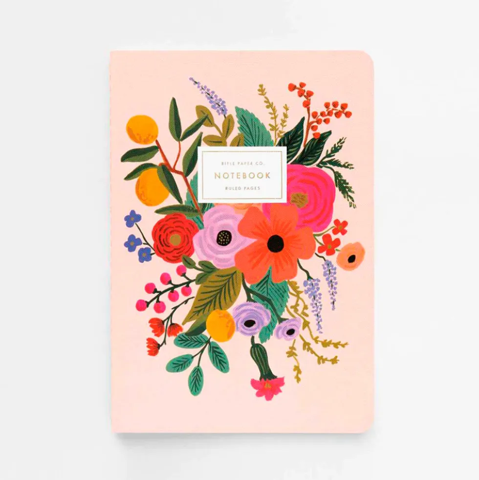 Pack 3 libretas cosidas Garden Party - Rifle Paper