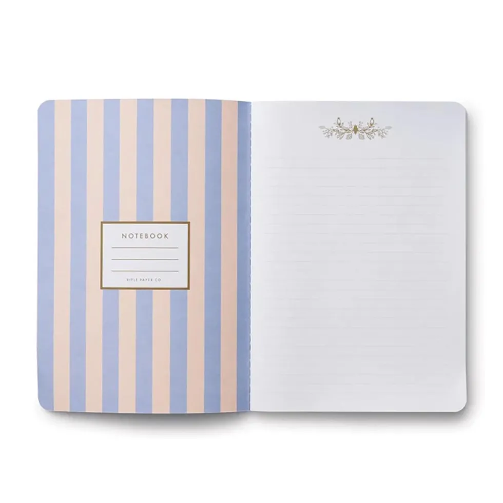 Pack 3 libretas cosidas Hydrangea - Rifle Paper co.