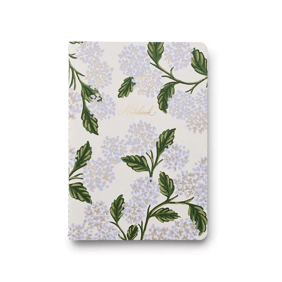Pack 3 libretas cosidas Hydrangea - Rifle Paper co.
