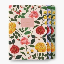 Pack 3 libretas cosidas Roses - Rifle Paper