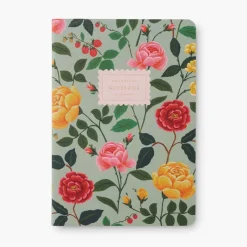 Pack 3 libretas cosidas Roses - Rifle Paper