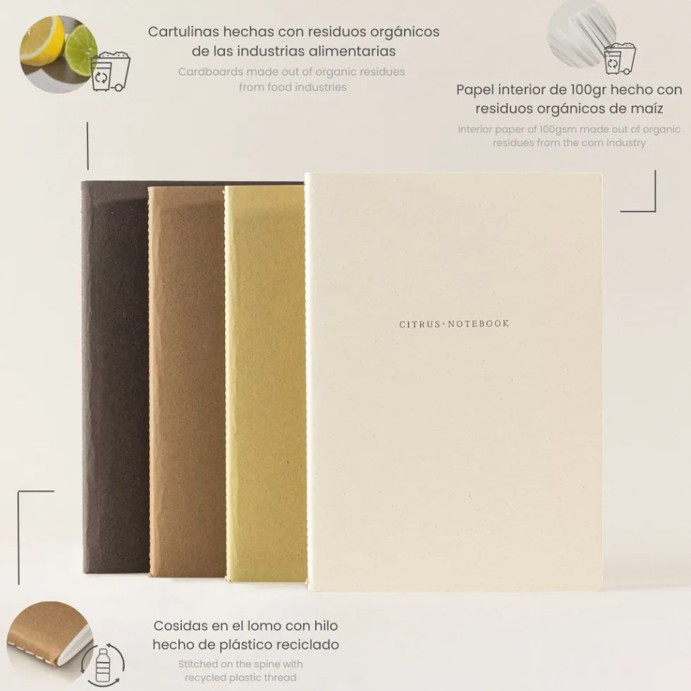 Pack 4 libretas Orgánicas · Otoño