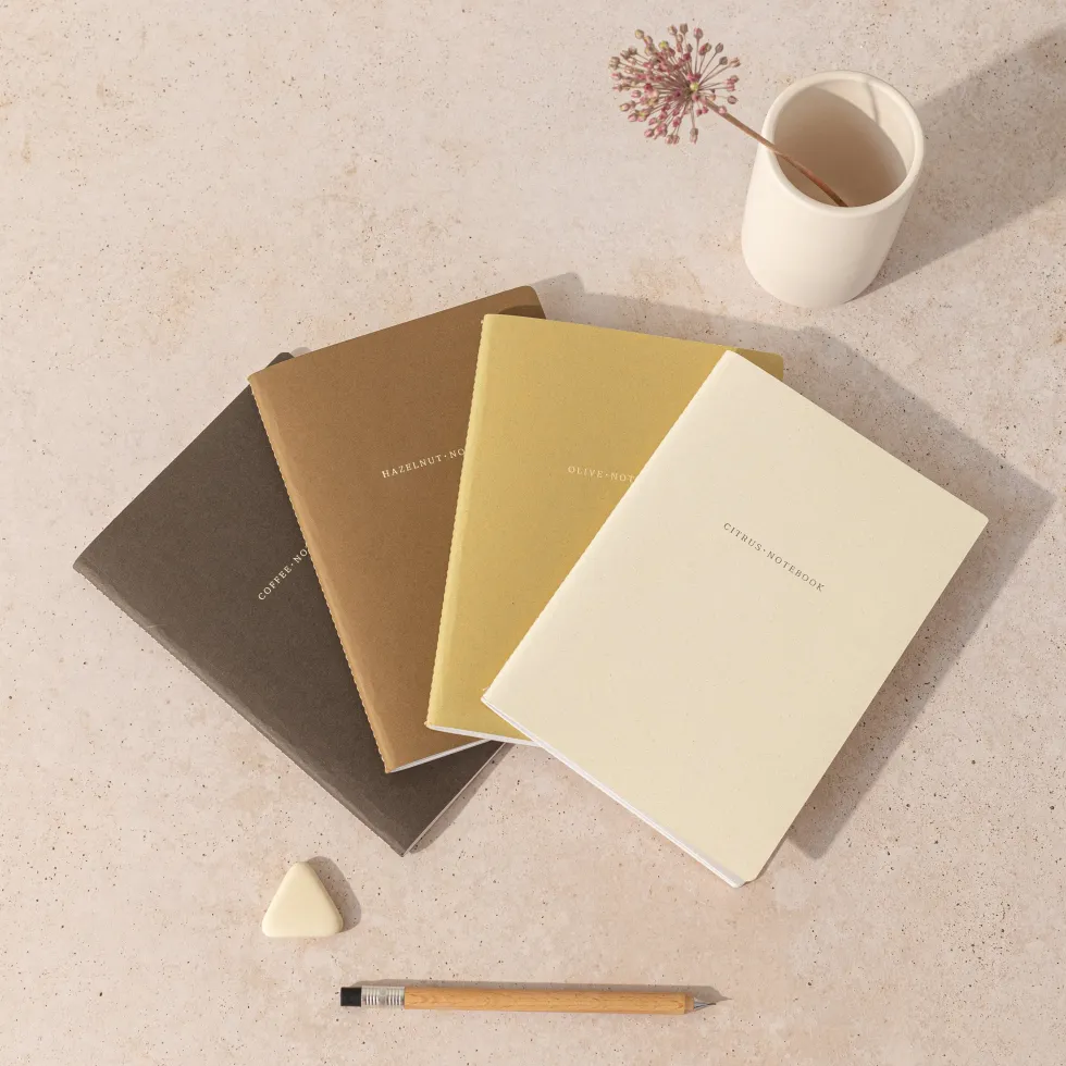 Pack 4 libretas Orgánicas · Otoño