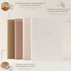 Pack 4 libretas Orgánicas · Primavera