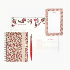 Pack Organización I Libreta + Planificador Semanal + Bloc Notas + Bolígrafo + Portabolígrafos