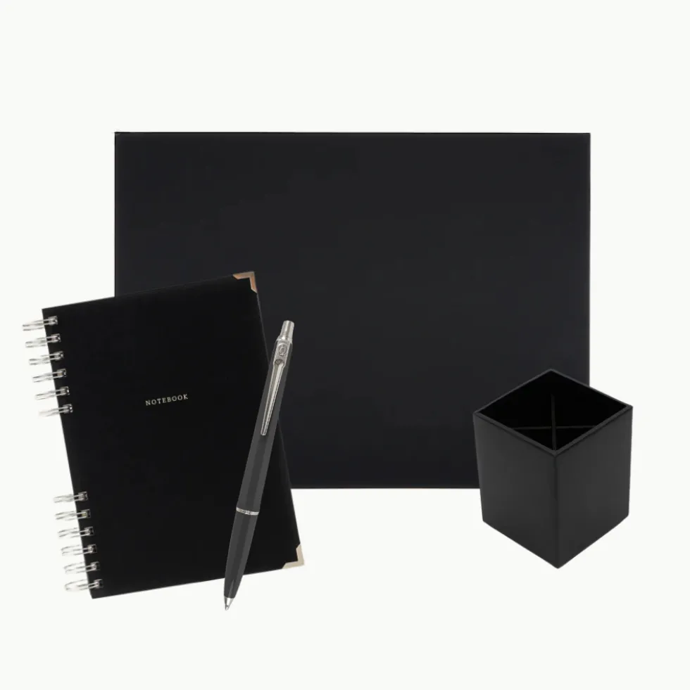 Pack Premium I Libreta A5 + Bolígrafo + Portabolígrafos + Cubilete + Vade