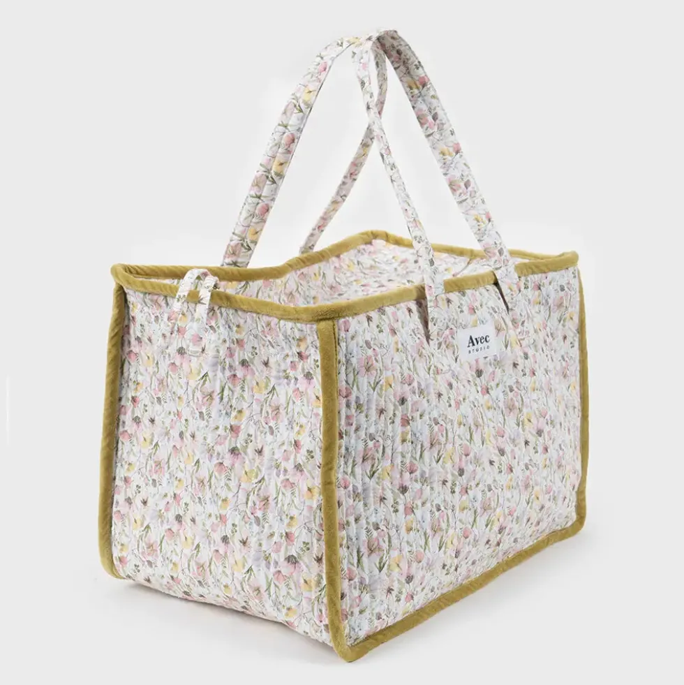 Pack Viaje "Spring Flowers" | Bolsa Viaje + Funda Portátil + Libreta A6