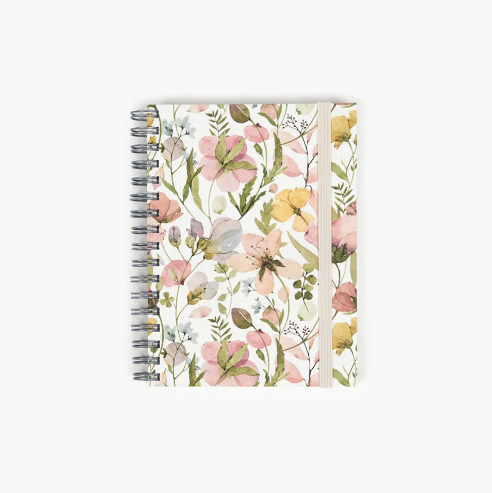 Pack Viaje "Spring Flowers" | Bolsa Viaje + Funda Portátil + Libreta A6