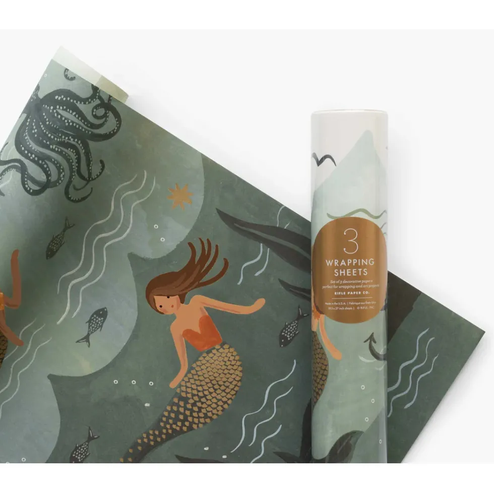Papel de regalo Mermaid - Rifle Paper Co