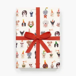 Papel de regalo Party Pups - Rifle Paper