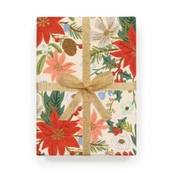 Papel de regalo Poinsettia - Rifle Paper Co