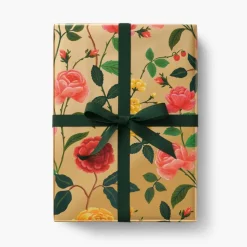 Papel de Regalo Roses Gold - Rifle Paper