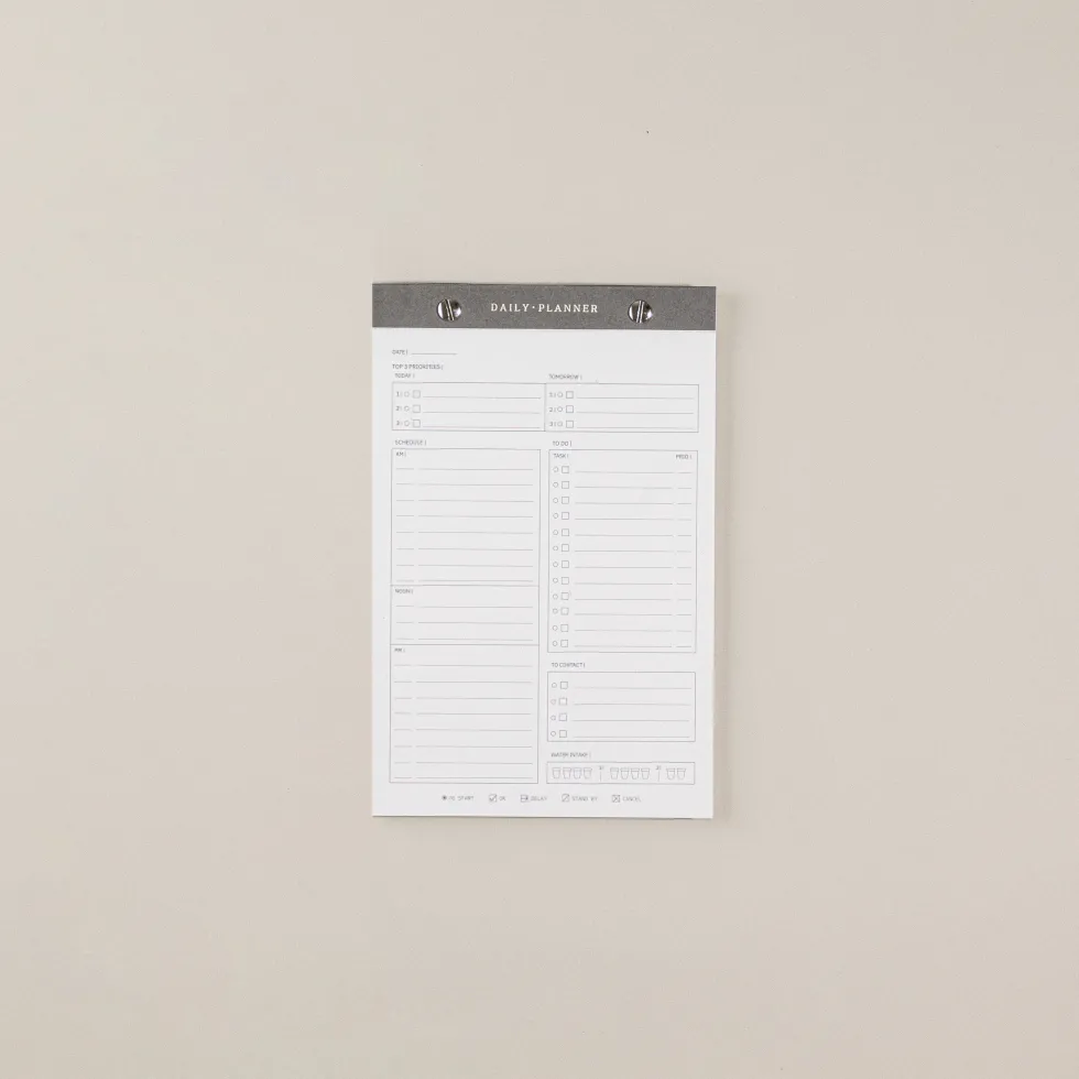 Planificador Diario · Bloc de notas A5