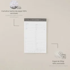 Planificador Diario · Bloc de notas A5