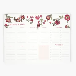 Planificador semanal Floral Roses