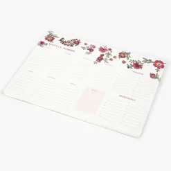Planificador semanal Floral Roses