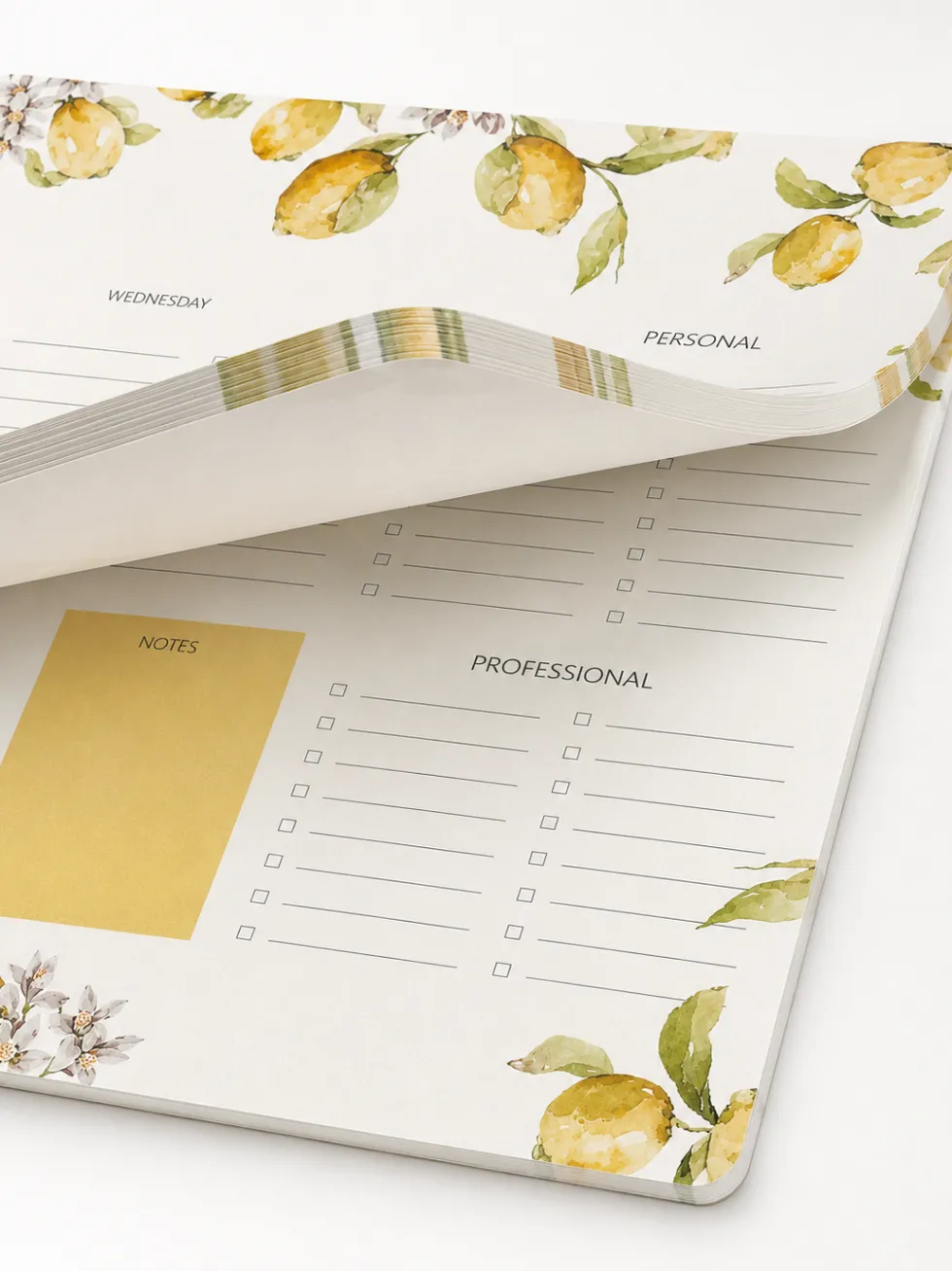 Planificador semanal Lemon Blossom