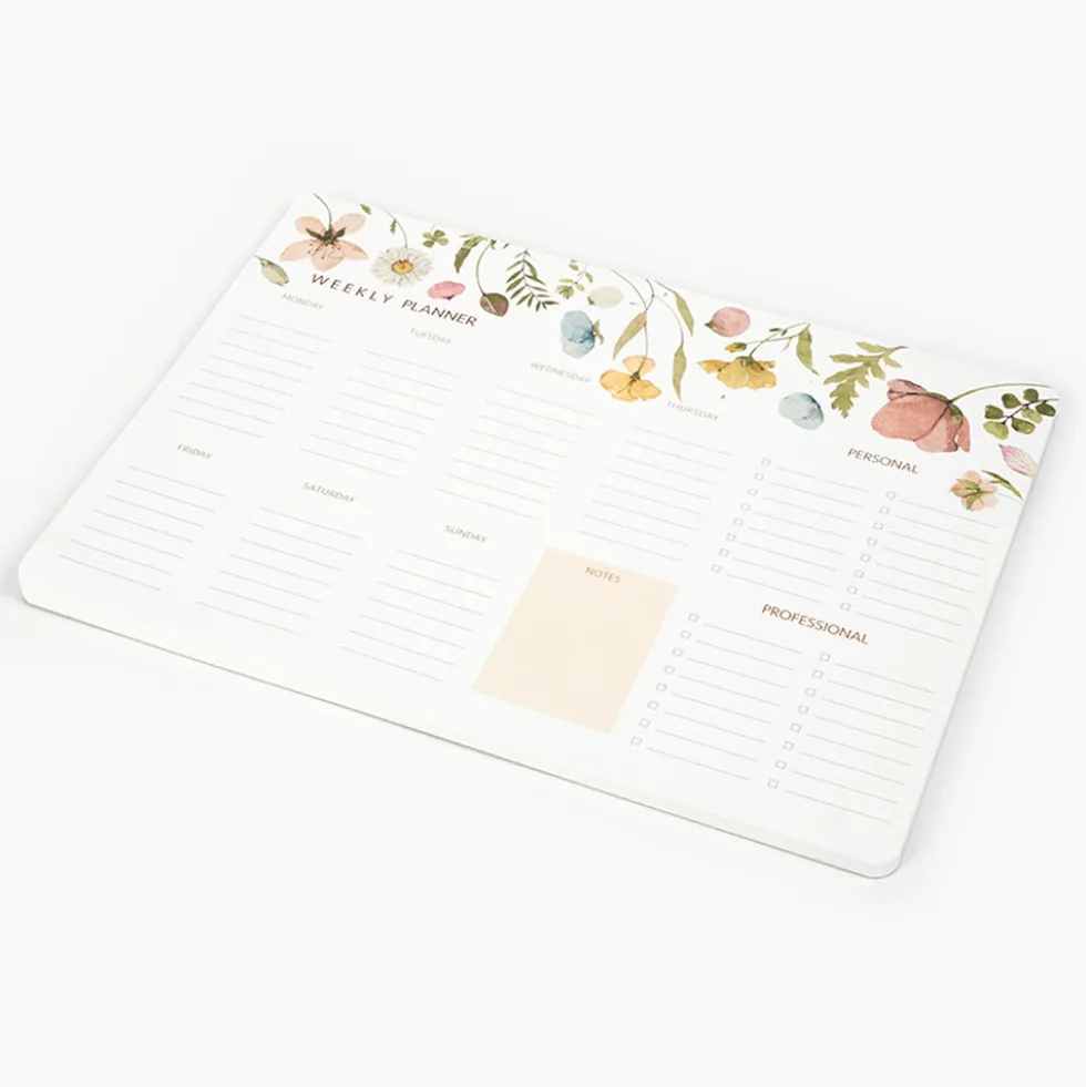 Planificador semanal Spring Flowers