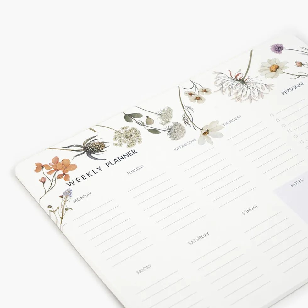 Planificador semanal Wild Flowers
