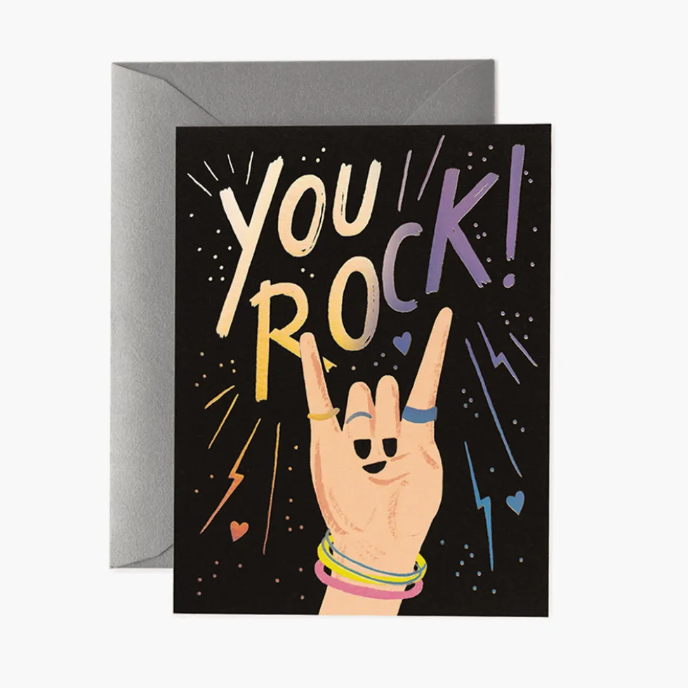 Postal Amistad You Rock Card - Rifle Paper