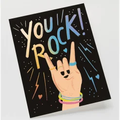 Postal Amistad You Rock Card - Rifle Paper