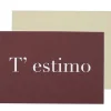 Postal A5 simple T´estimo Láser