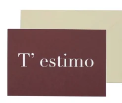 Postal A5 simple T´estimo Láser