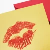 Postal Beso Rojo
