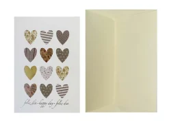 Postal 12 corazones