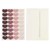 Postal Corazones Rosas