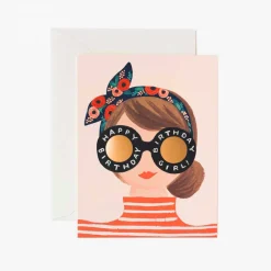 Postal Cumpleaños Birthday Girl Card - Rifle Paper