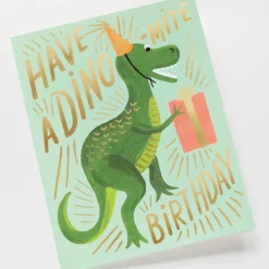 Postal Cumpleaños Dino-mite Birthday Card - Rifle Paper