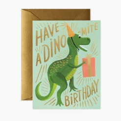 Postal Cumpleaños Dino-mite Birthday Card - Rifle Paper