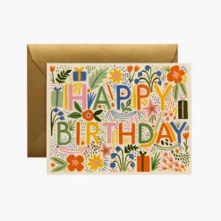 Postal Cumpleaños Fiesta Birthday Card - Rifle Paper