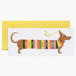 Postal Cumpleaños Hot Dog No. 10 Card - Rifle Paper