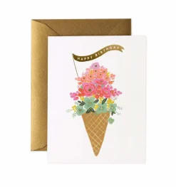 Postal Cumpleaños Ice Cream Birthday Card - Rifle Paper
