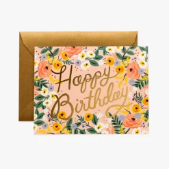 Postal Cumpleaños Rosé Birthday Card - Rifle Paper