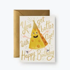 Postal felicitación cumpleaños Better with Age - Rifle Paper Co