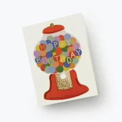 Postal felicitación cumpleaños Gumball Birthday - Rifle Paper