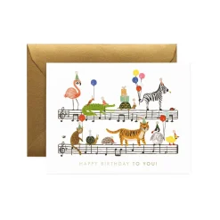 Postal felicitación cumpleaños Happy Birthday to You - Rifle Paper