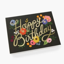 Postal felicitación cumpleaños Vintage Blossom - Rifle Paper