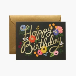 Postal felicitación cumpleaños Vintage Blossom - Rifle Paper