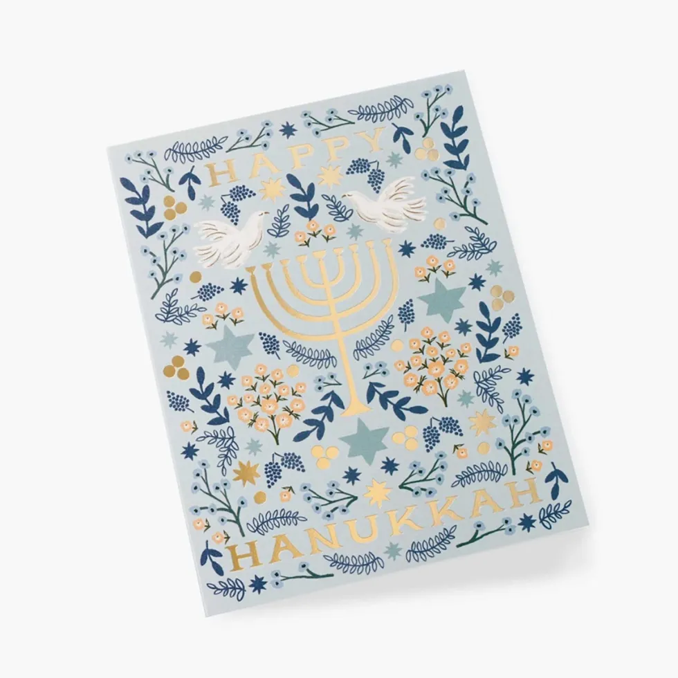 Postal Hanukkah Menorah - Rifle Paper Co